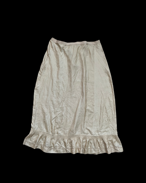 Antique Pongee Silk Skirt