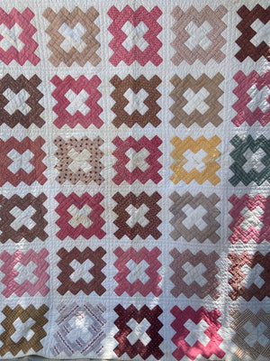 1880s Friendship Album Patch Quilt