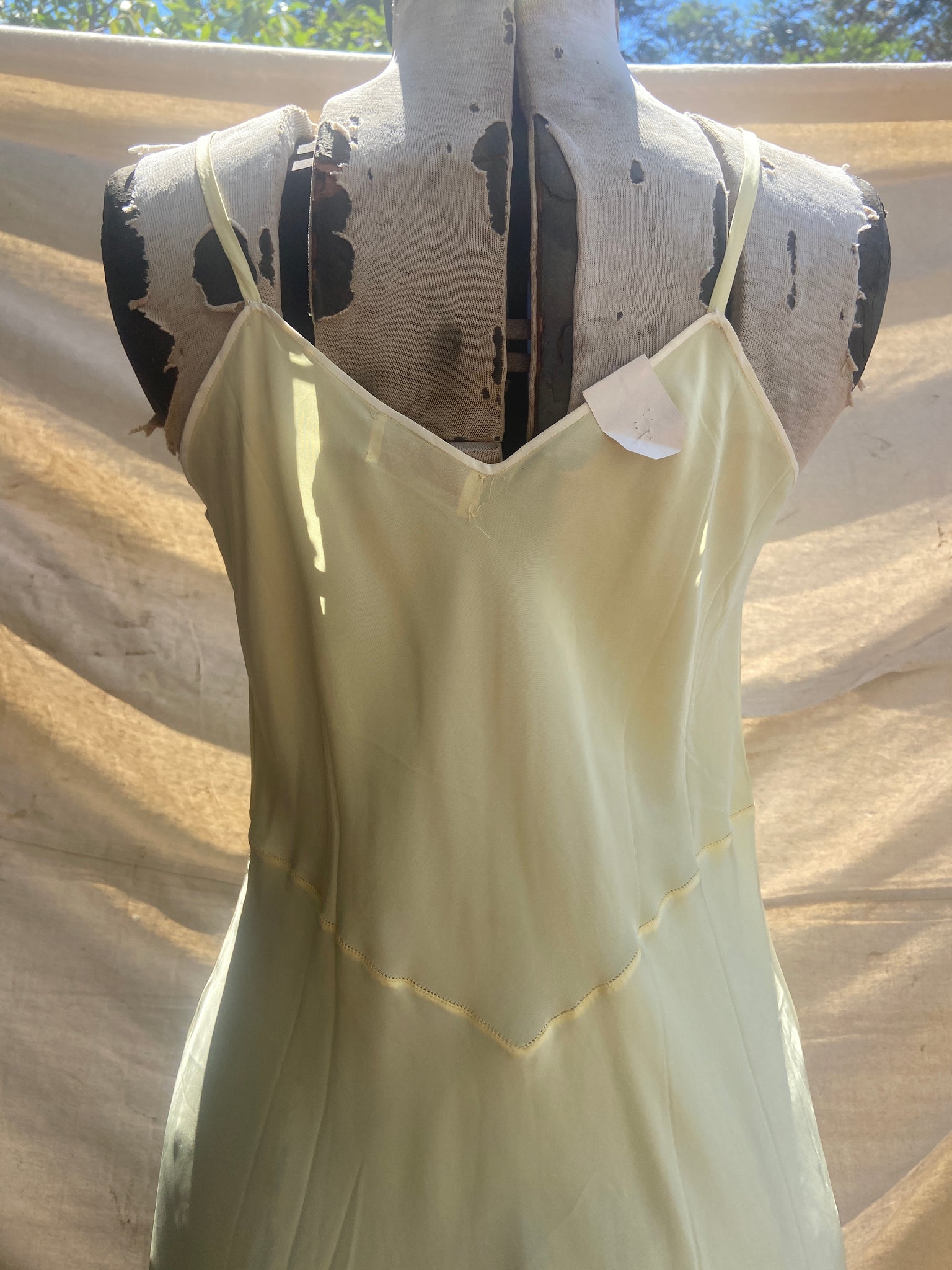 1940s Deadstock Rayon Slip Dress