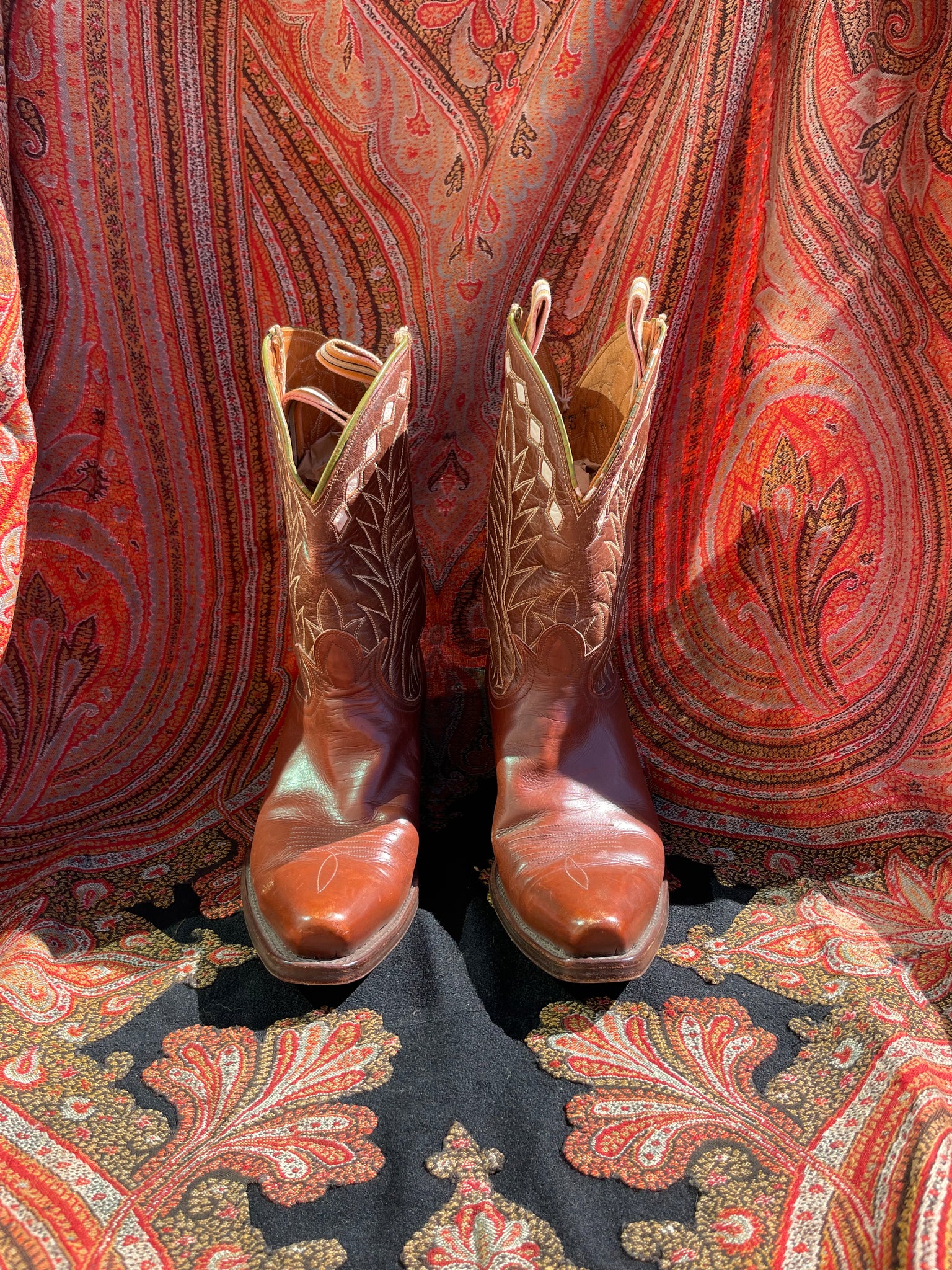 Reserved ~~ Late 1930s/ Early 1940s Diamond Tony Lama PeeWee Boots