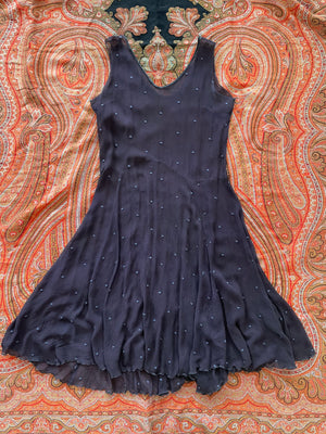 Antique 1920s Swiss Dot Chiffon Dress