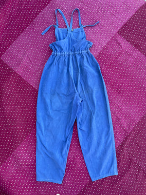 Rare 1940s French Double Side Button Ladies Overalls