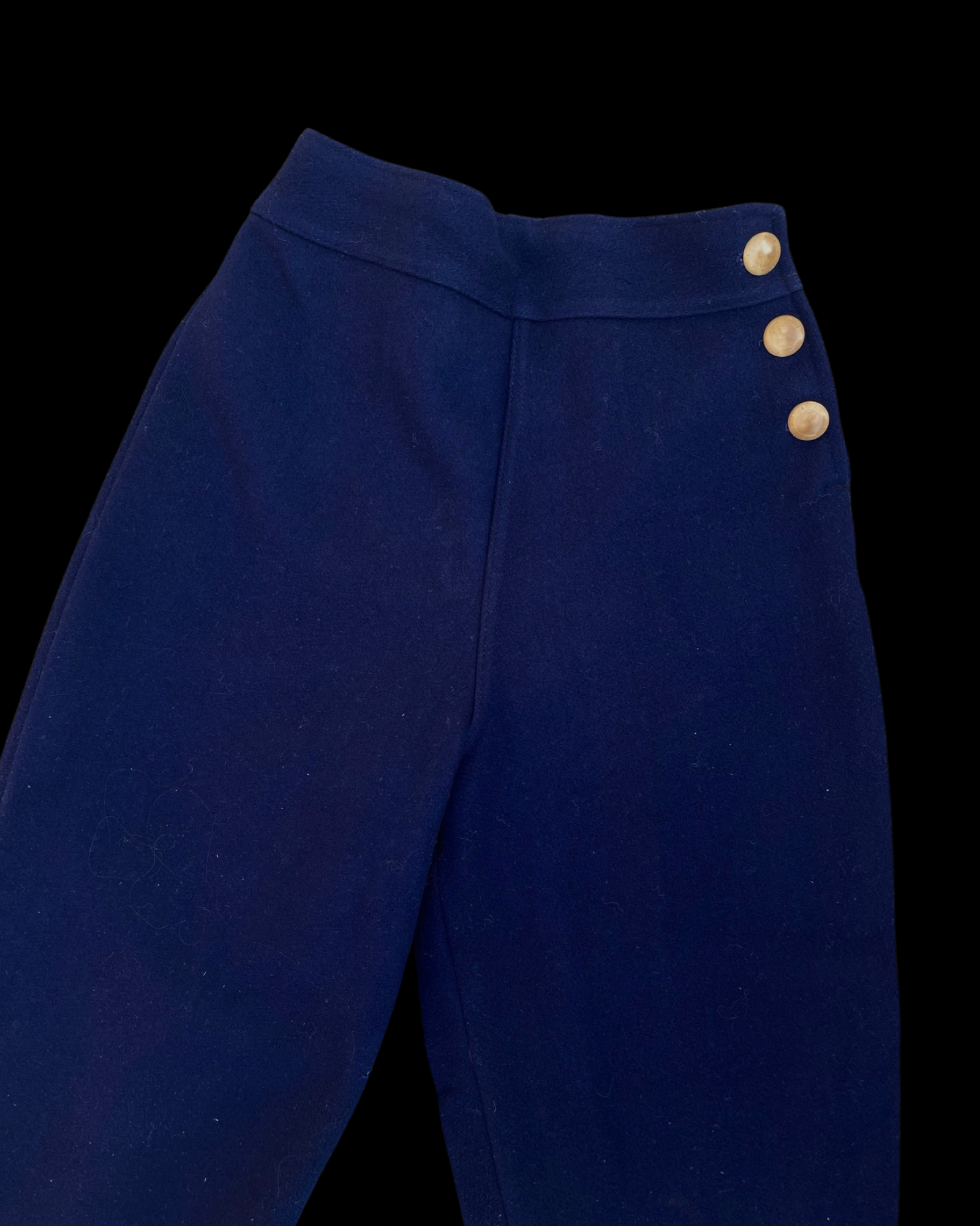 1930s/40s Side Button Wool Trousers