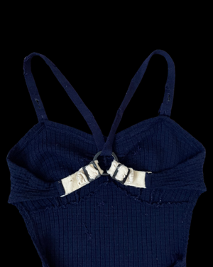 1930s Wool Open Back Swimsuit