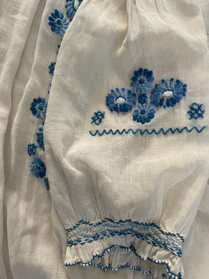 1930s Embroidered Hungarian Blouse