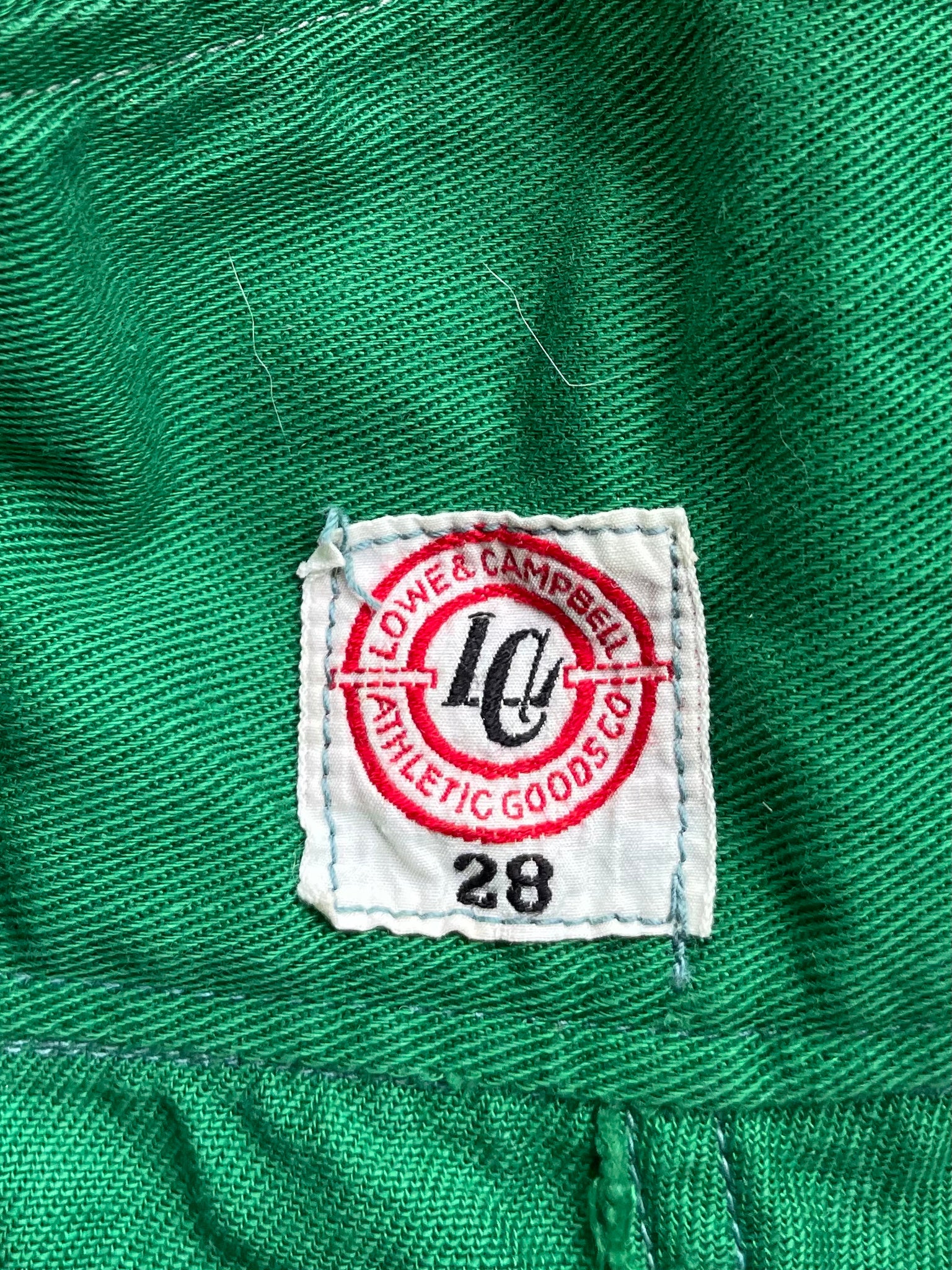 1940s Kelly Green Fall Front Sportswear Shorts