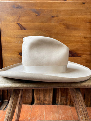 1940s Open Crown Beaver Felt Cowboy Western Hat