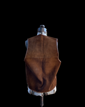 1940s/1950s Suede Hair-On-Cowhide Western Vest