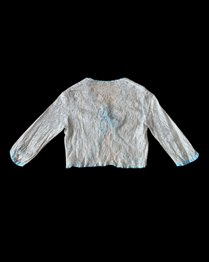 1930s Lace Tie Front Bolero Jacket