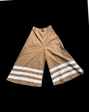Reserved 1920/30s Striped Cotton Palazzo Beach Pajama Pants