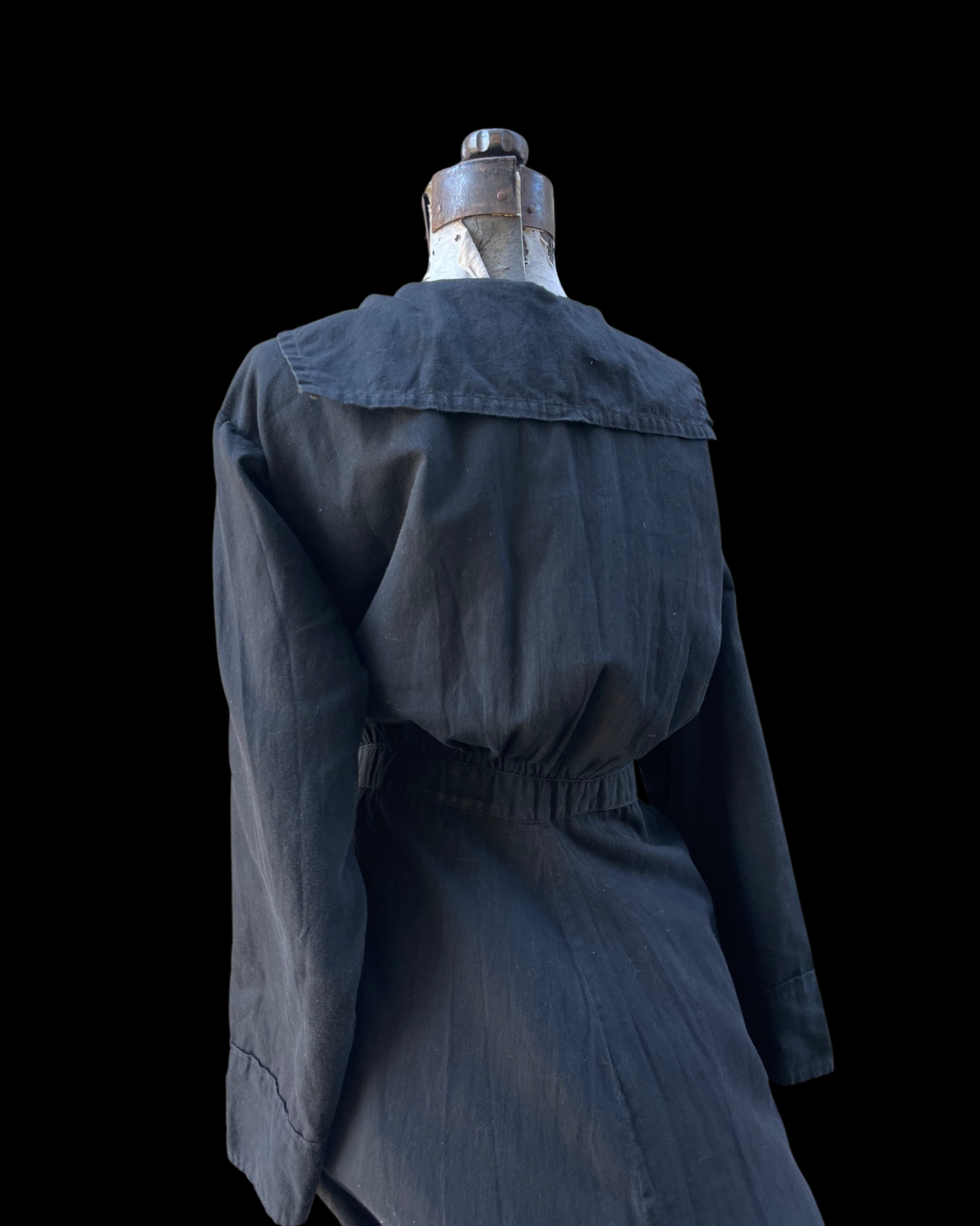Edwardian Sailor Collar Cotton Dress