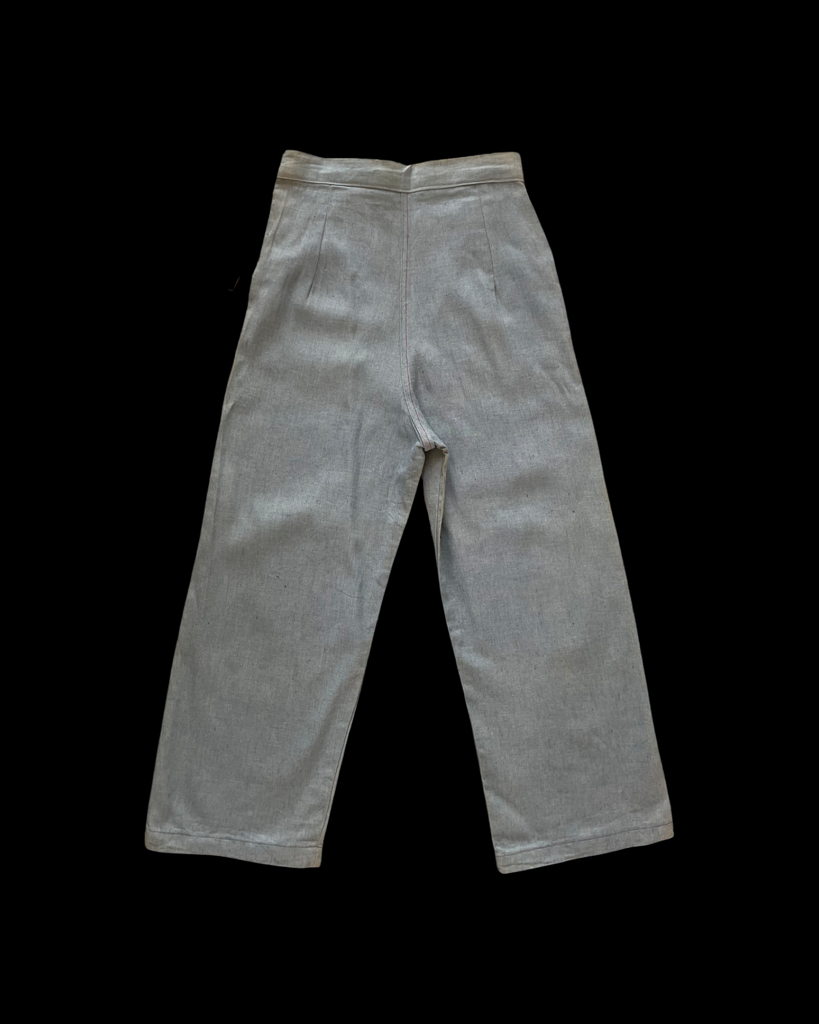 1930s/40s Deadstock 'Dogpatch Styles' Li'l Abner Graphic Chambray Denim Pants