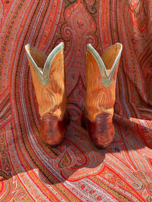 1940s Two Tone PeeWee Cowboy Boots